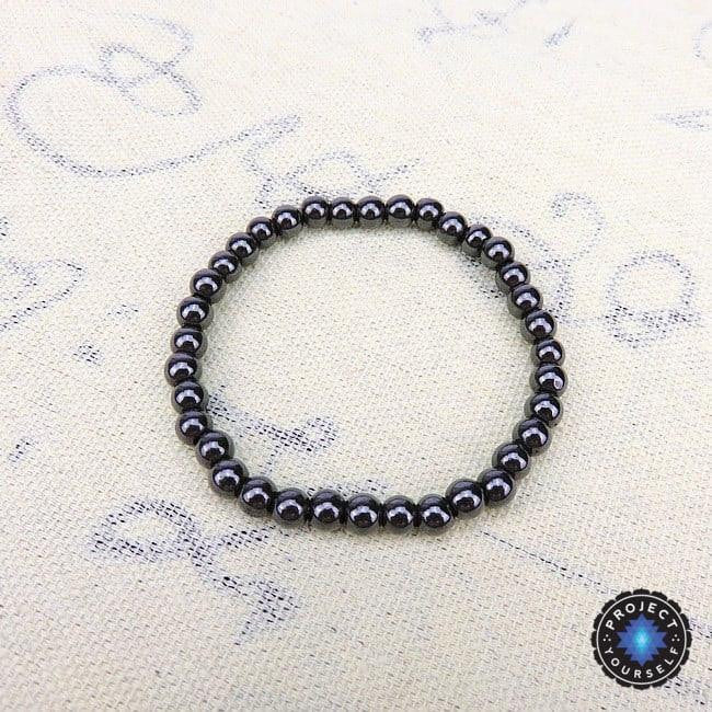 Magnetisches Hämatit-Perlenarmband für das Gleichgewicht