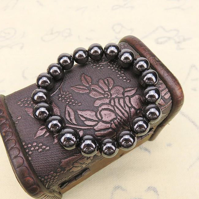 Magnetisches Hämatit-Perlenarmband für das Gleichgewicht