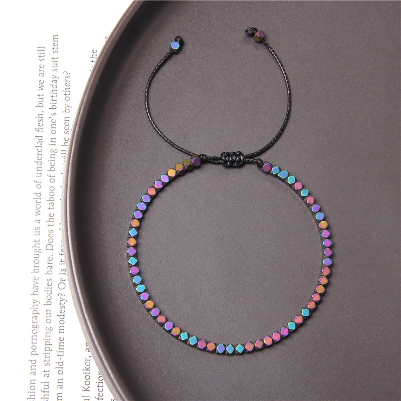 Magnetisches Hämatitarmband zur Erdung und zum Schutz