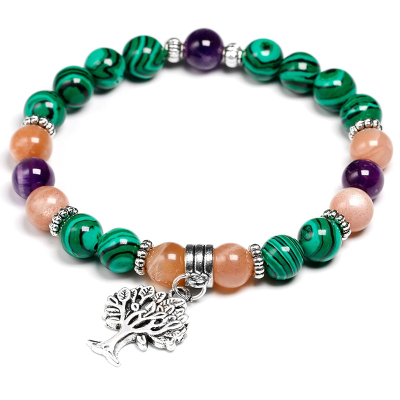 Malachit-Heilkristall-Armband