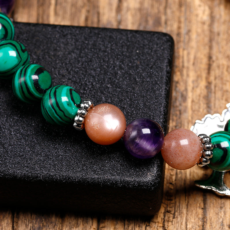 Malachit-Heilkristall-Armband