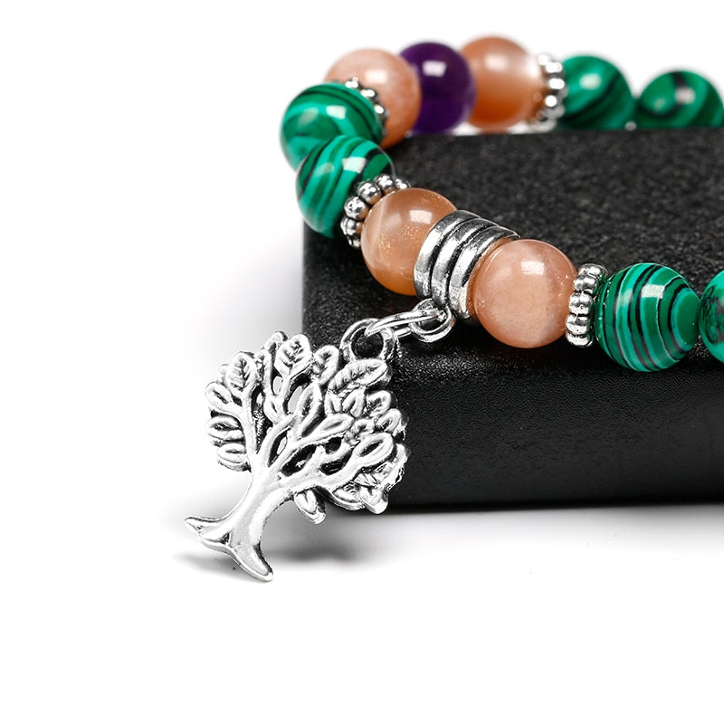 Malachit-Heilkristall-Armband