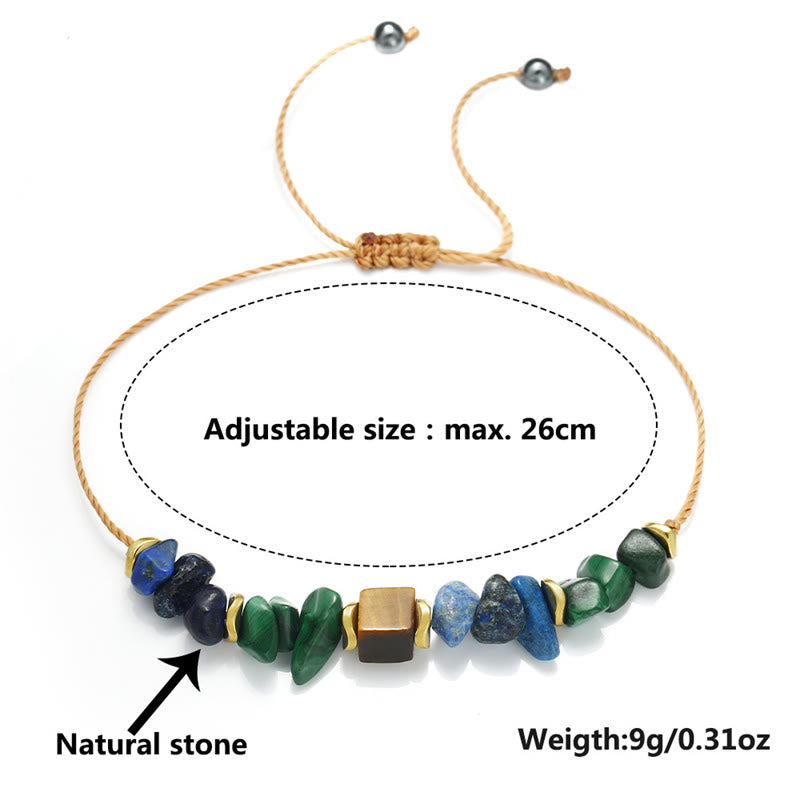 Malachit &amp; Tigerauge Positive Vibes Armband