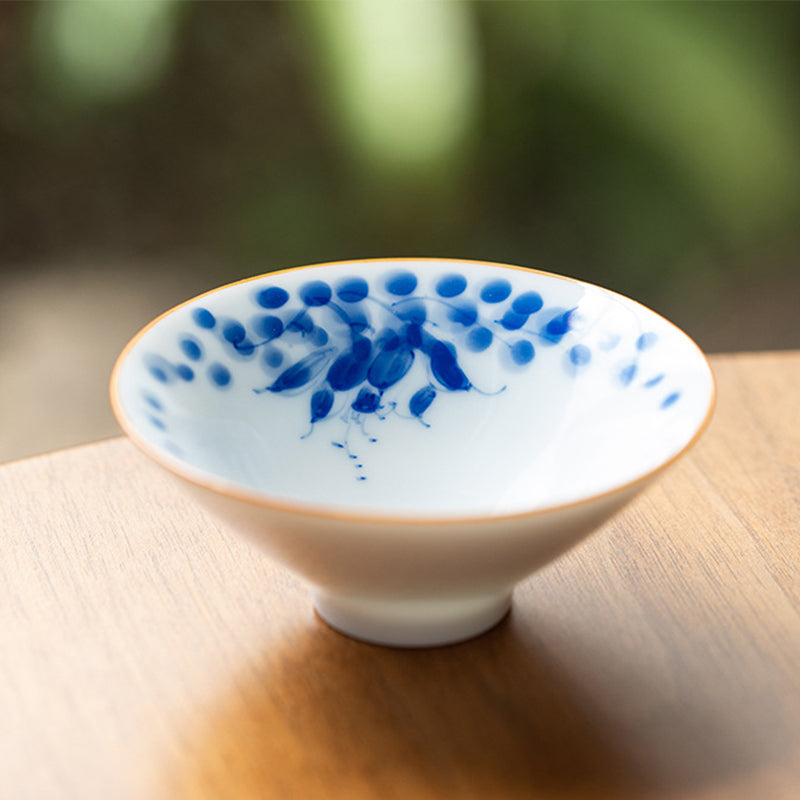 Mandala Koi Fisch Lotus Keramik Teetasse 50ml Harmony