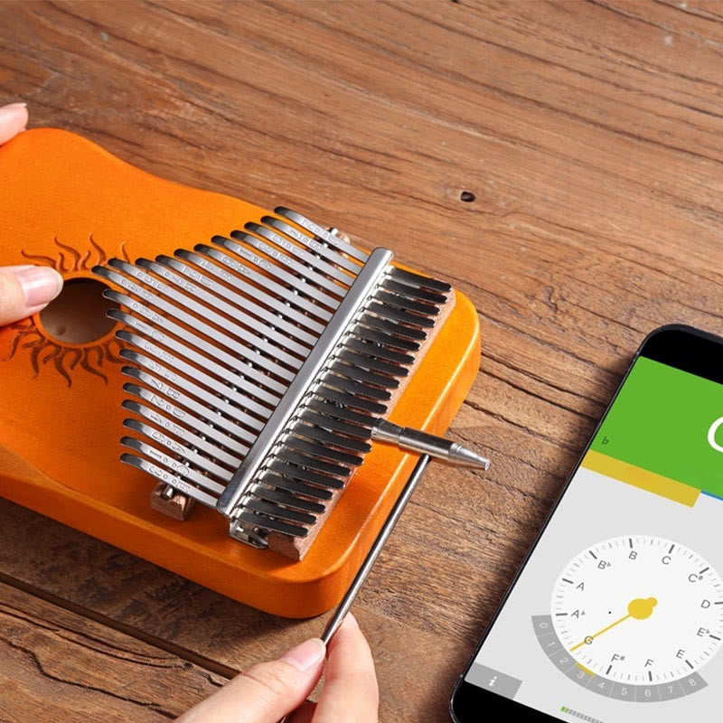 Kalimba-Daumenklavier mit 21 Tasten aus Ahornholz für Anfänger