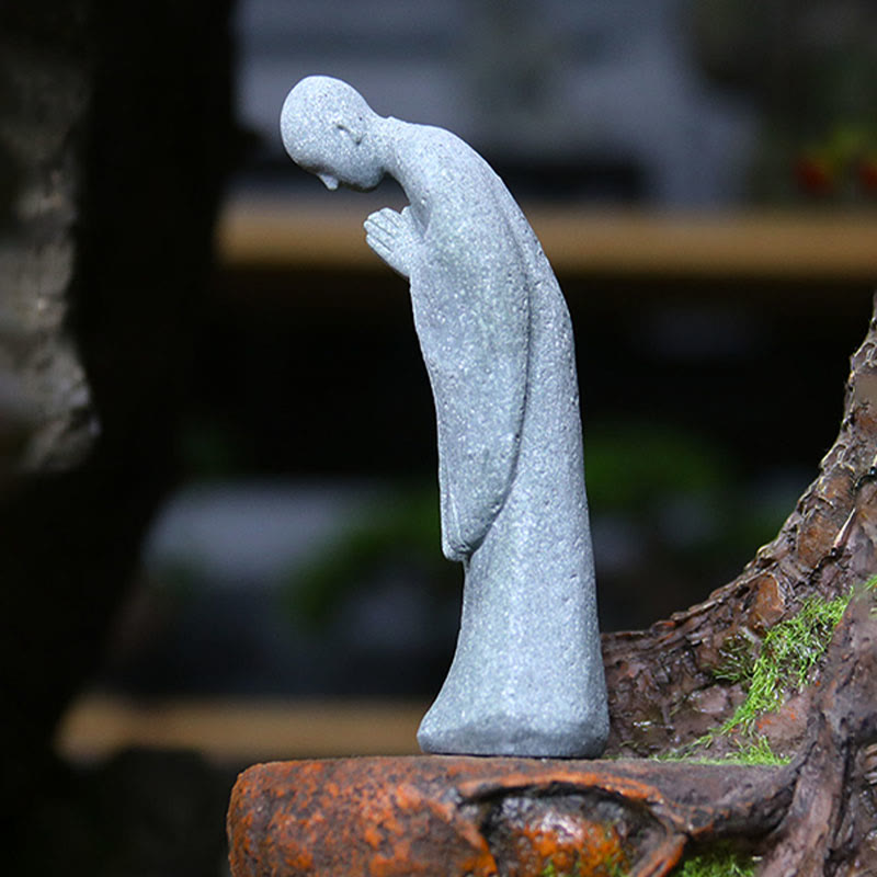 Meditations-Buddha-Statue aus Sandstein für Gelassenheit und Frieden