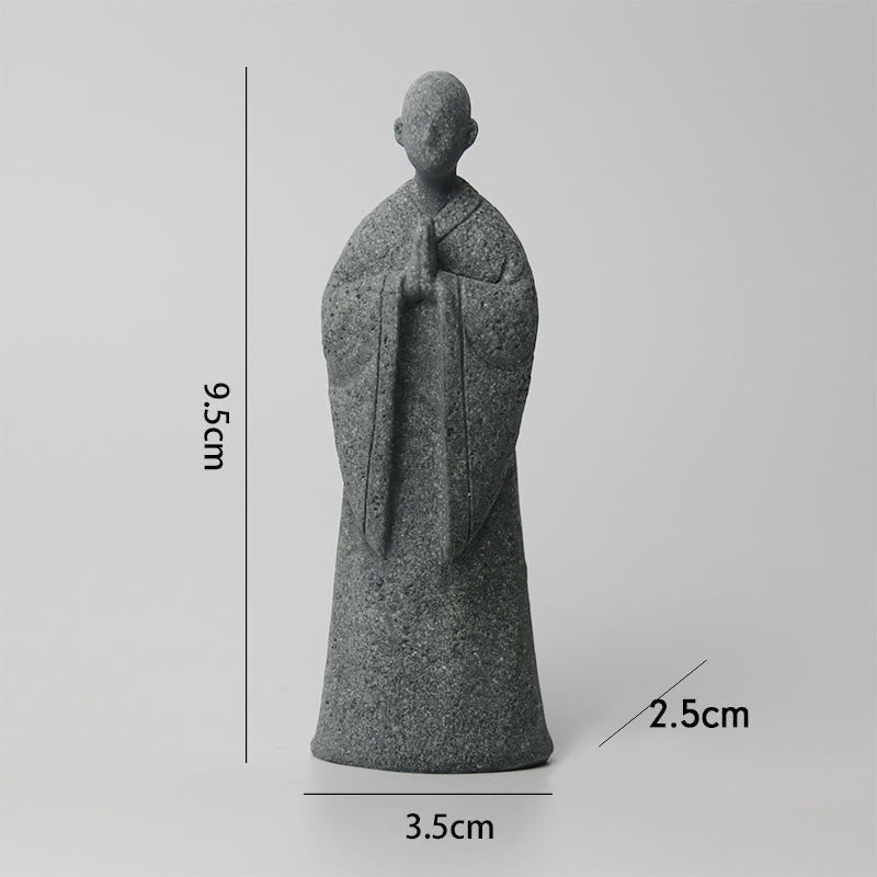 Meditations-Buddha-Statue aus Sandstein für Gelassenheit und Frieden