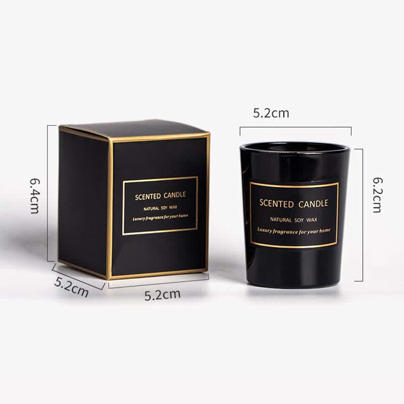 Meditationsduftkerze aus Sojawachs, Blaue Glockenbirne, Freesie