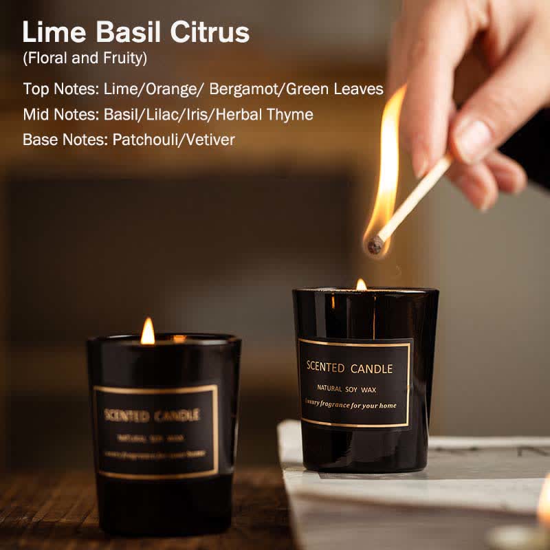 Meditationsduftkerze aus Sojawachs, Blaue Glockenbirne, Freesie