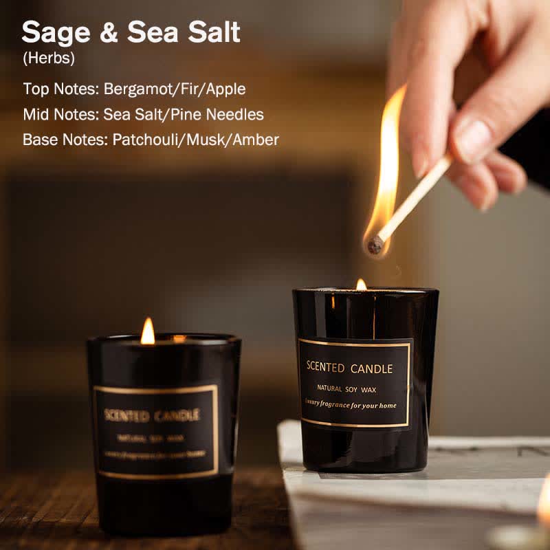 Meditationsduftkerze aus Sojawachs, Blaue Glockenbirne, Freesie