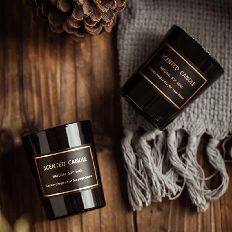 Meditationsduftkerze aus Sojawachs, Blaue Glockenbirne, Freesie