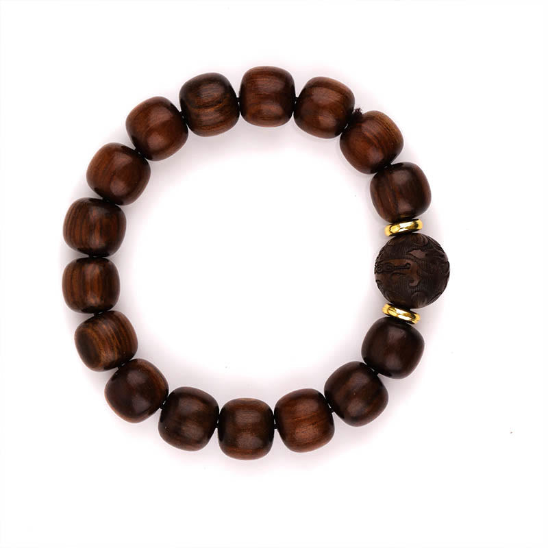Herren-Armband „Compassion“ aus Palisander mit 11 mm Perlen