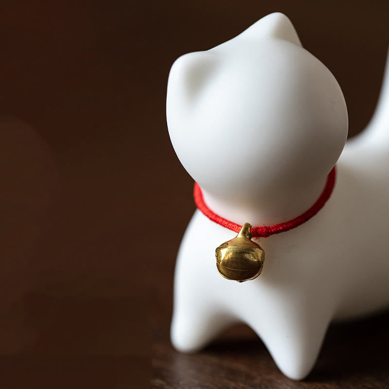 Mini-Katzenstatue aus Keramik, stehend oder liegend, 5 cm, Figur, Dekoration