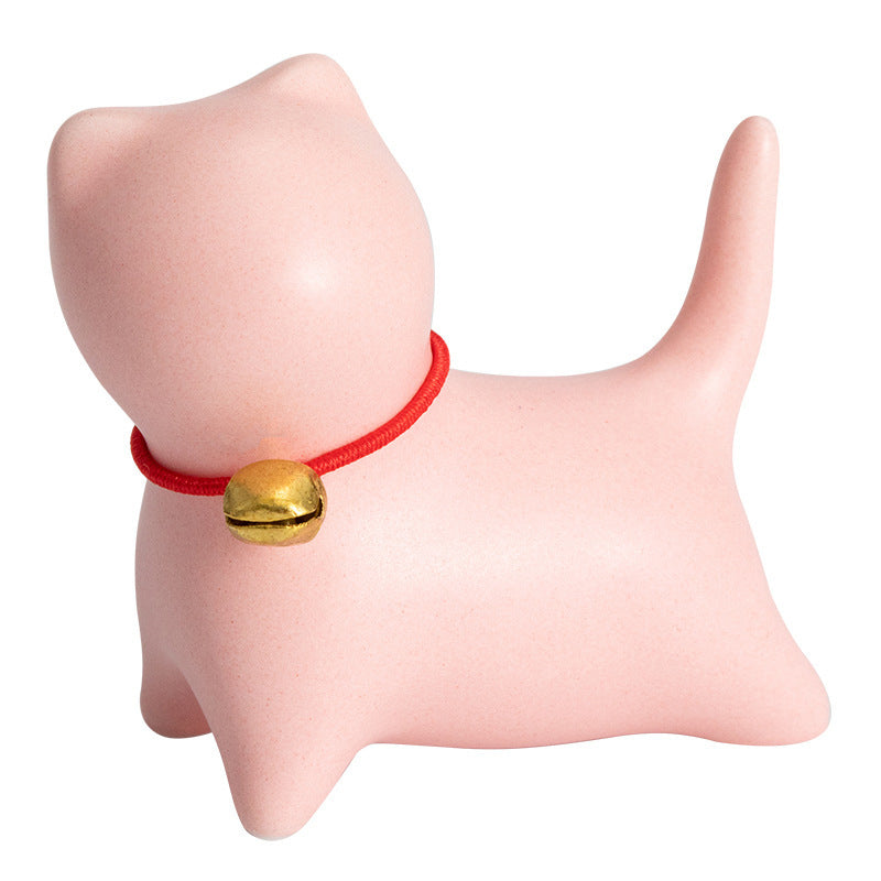 Mini-Keramik-Katzen-Teehaustier | Sitzende &amp; stehende Figur 5 cm