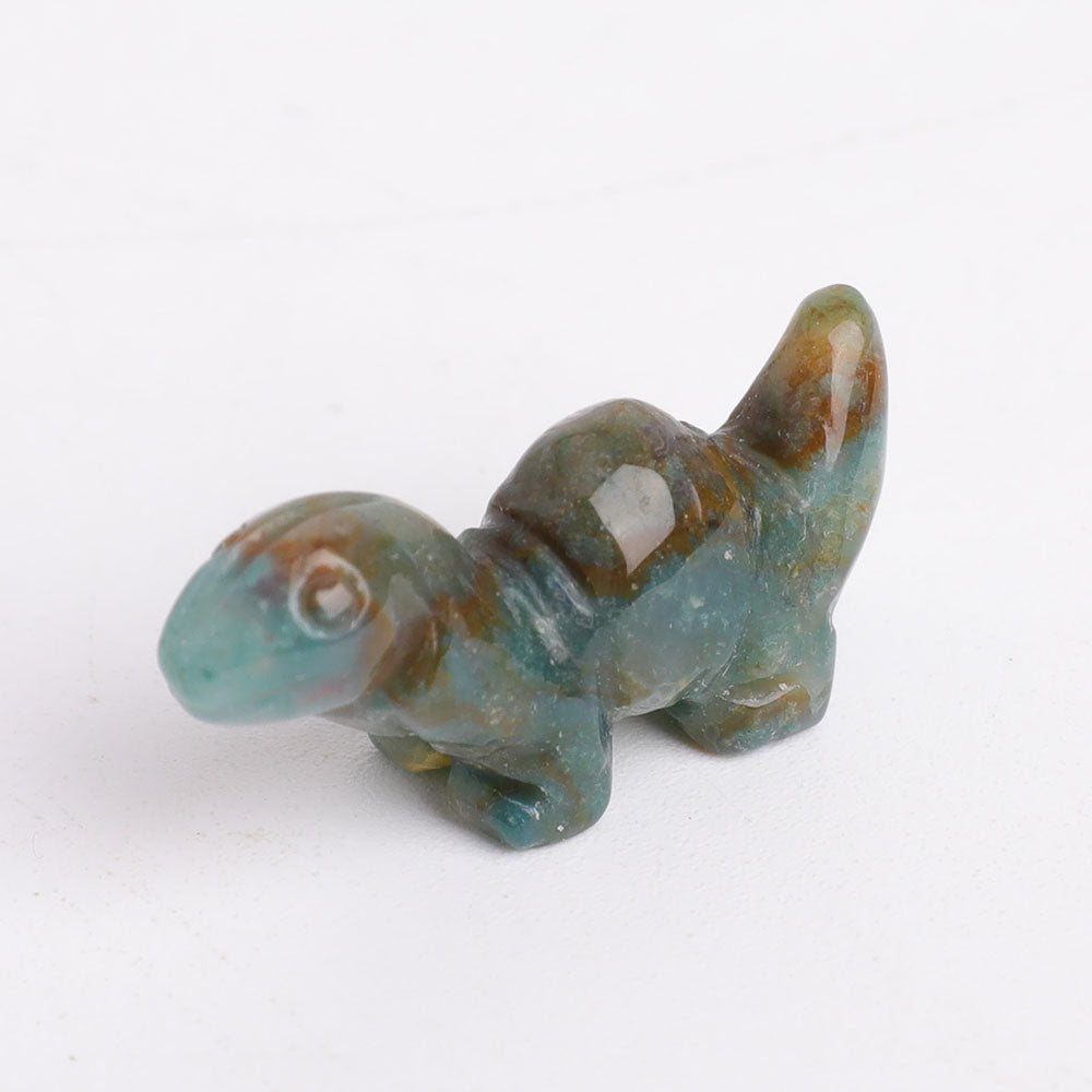 Mini Crystal Dinosaur Carvings 0.9-1.2 inch Handmade
