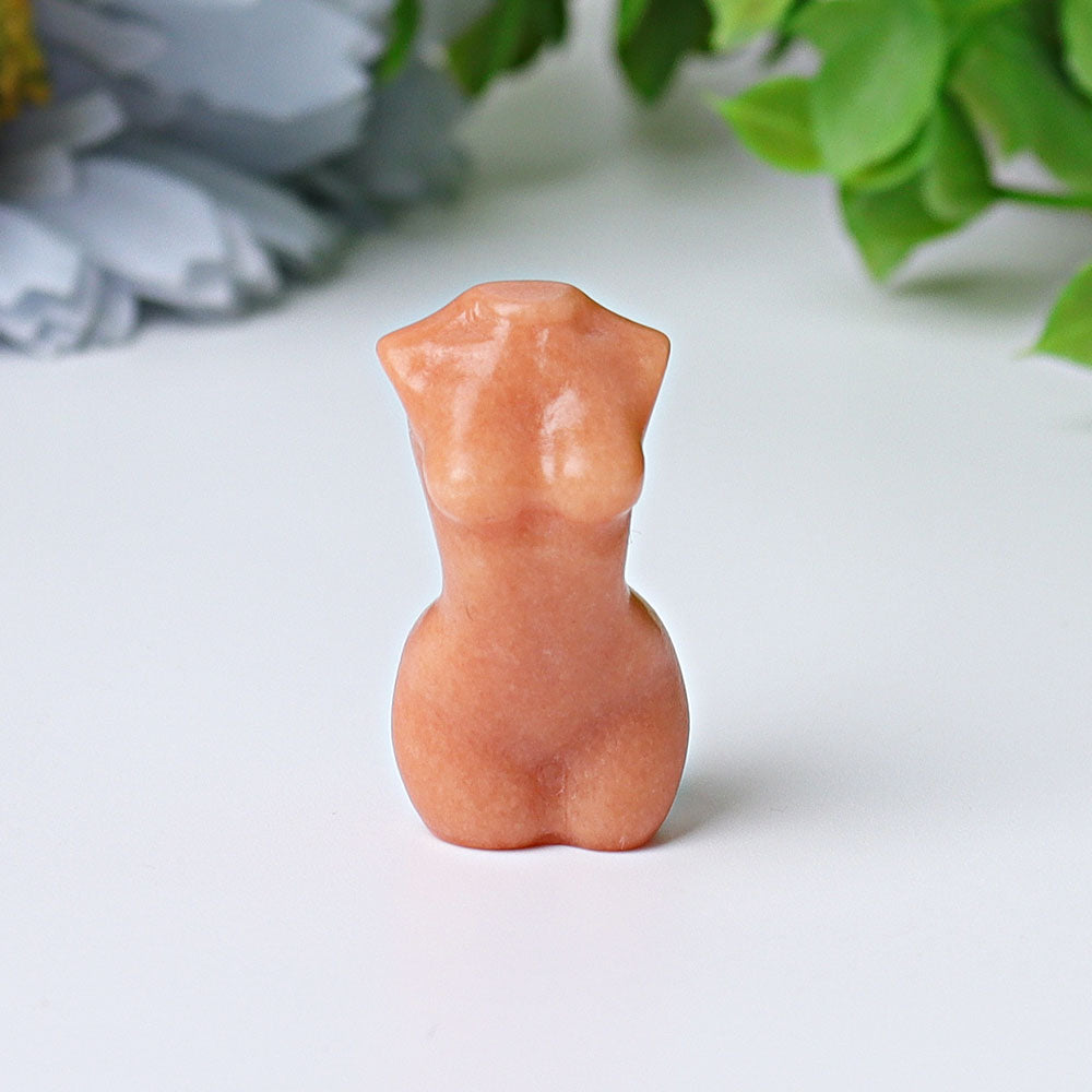 Mini Crystal Figurines in Opalite & Calcite for Healing