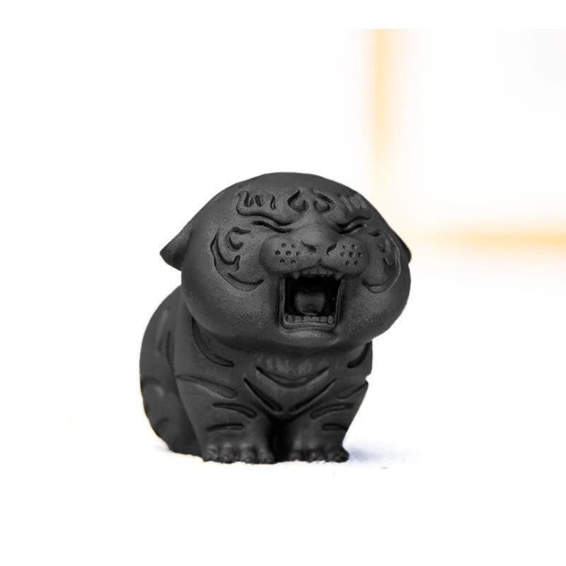 Mini-Statue aus süßem Tigereisenharz – spirituelle Tierfigur