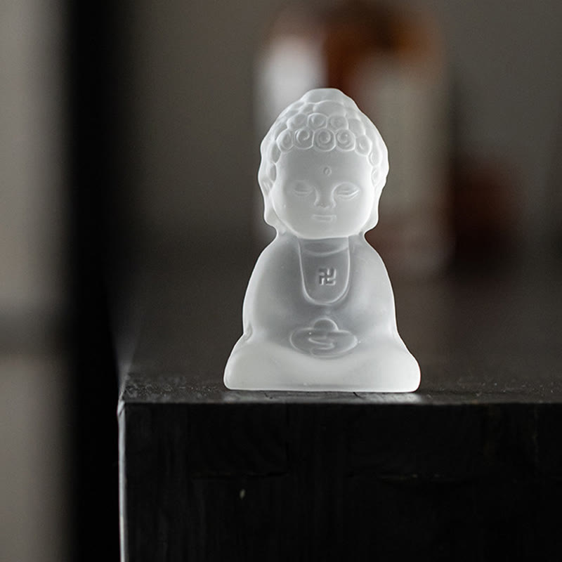 Mini Tathagata Liuli Buddha Serenity Schreibtischdekoration