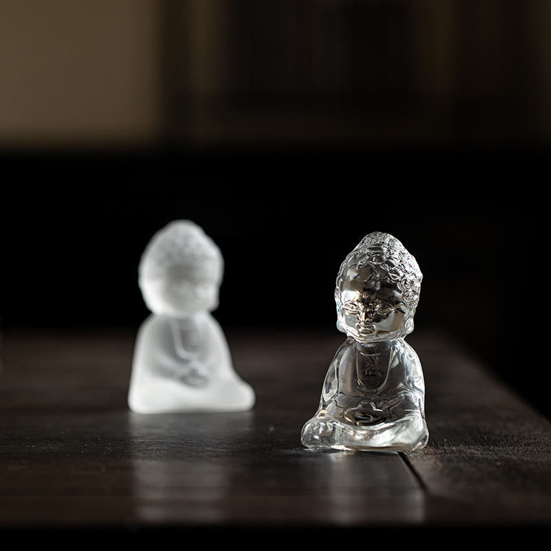 Mini Tathagata Liuli Buddha Serenity Schreibtischdekoration