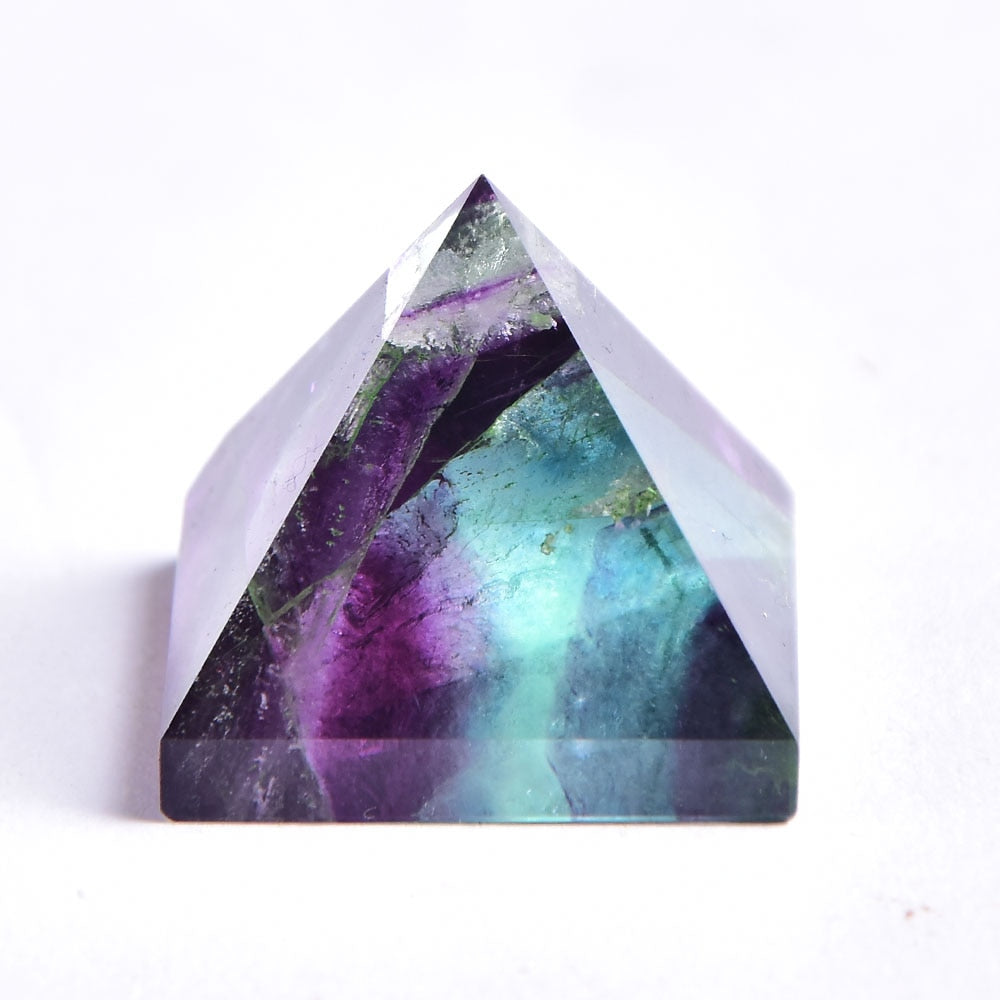 Miniatur-Fluorit-Reinigungspyramide