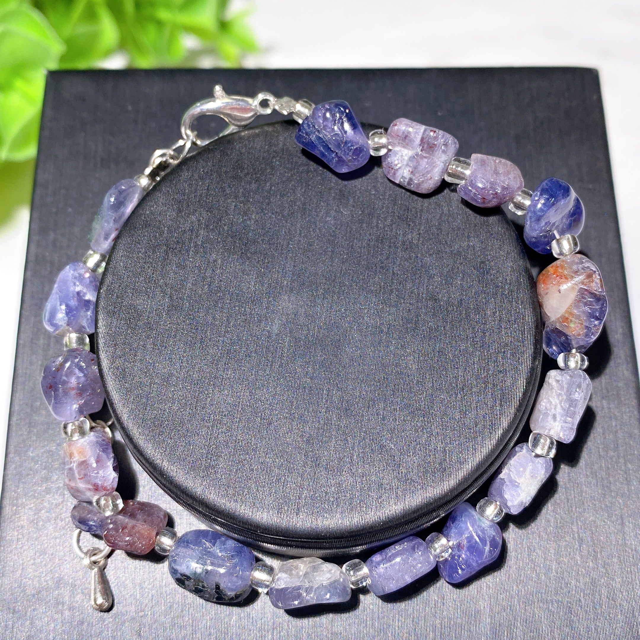 Mixed Crystal Chips Spiritual Healing Bracelet 6.3in