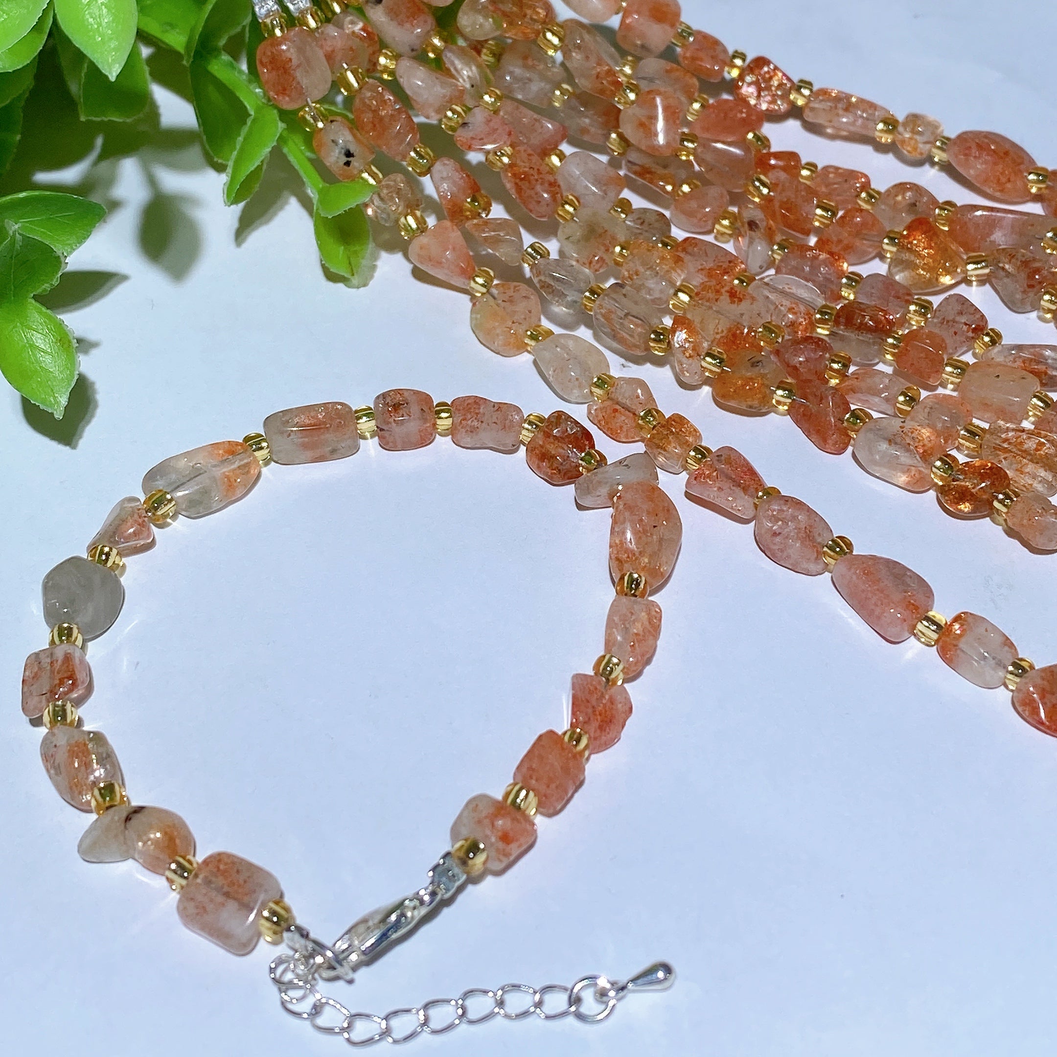 Mixed Crystal Chips Spiritual Healing Bracelet 6.3in