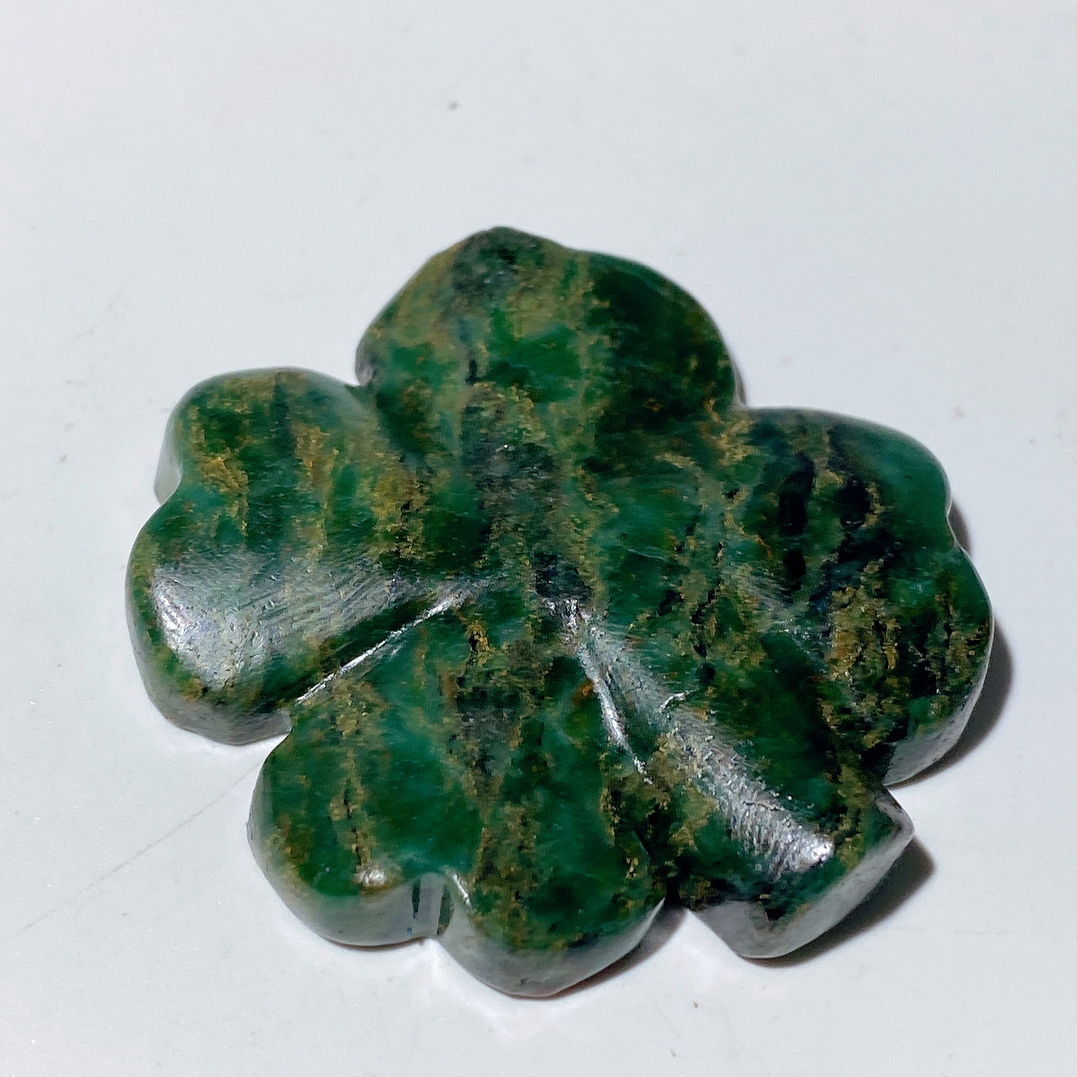 Vierblättriges Kleeblatt aus gemischten Kristallen, 4,6–5,6 cm, zur Heilung