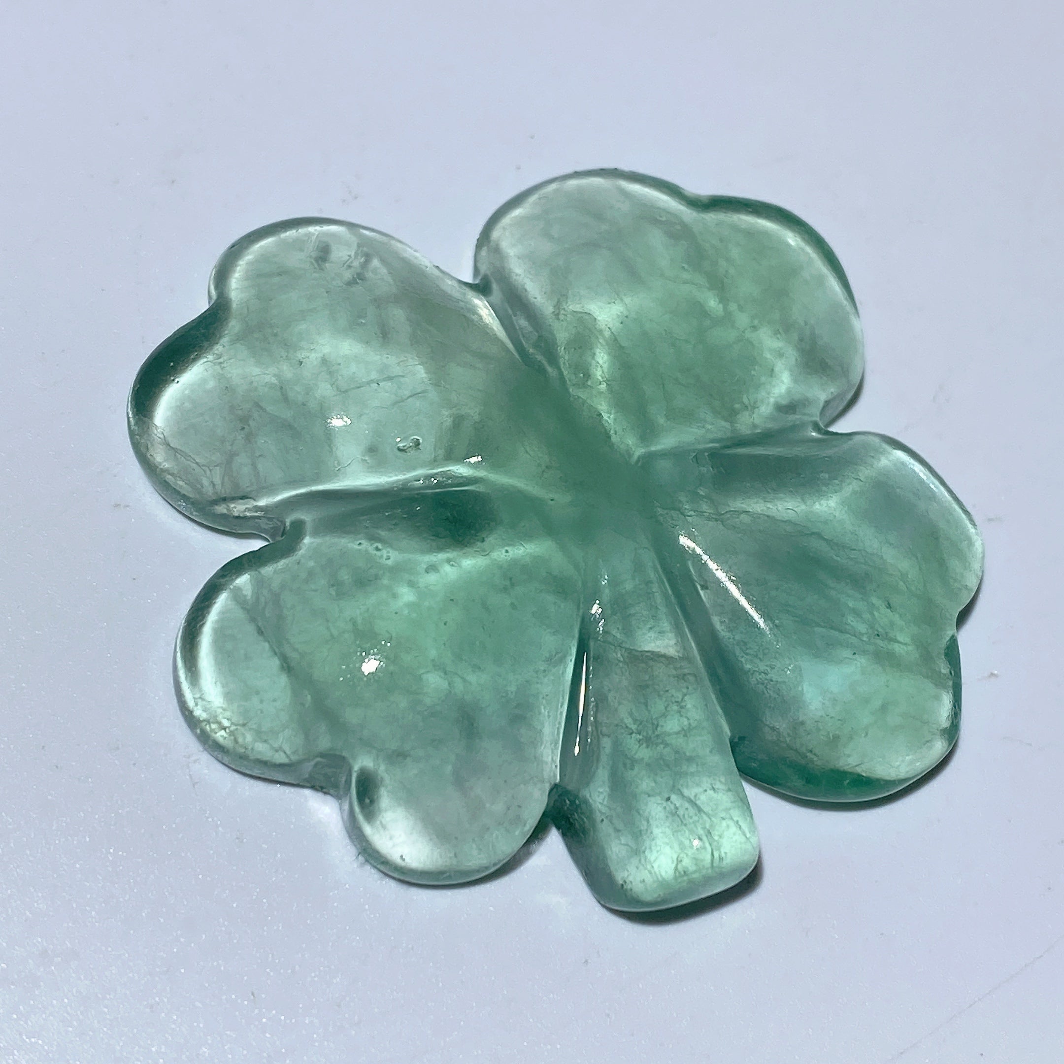 Vierblättriges Kleeblatt aus gemischten Kristallen, 4,6–5,6 cm, zur Heilung
