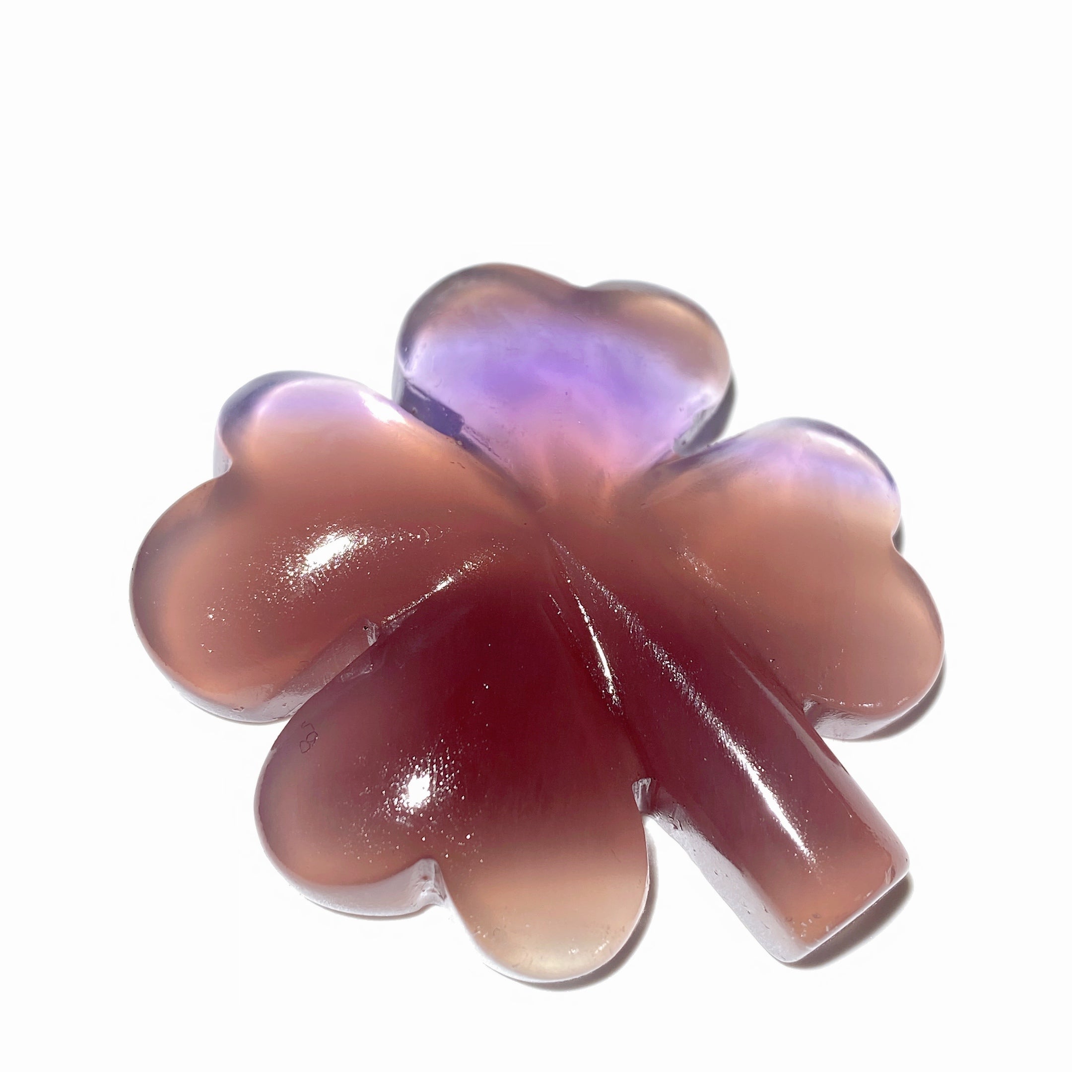 Vierblättriges Kleeblatt aus gemischten Kristallen, 4,6–5,6 cm, zur Heilung