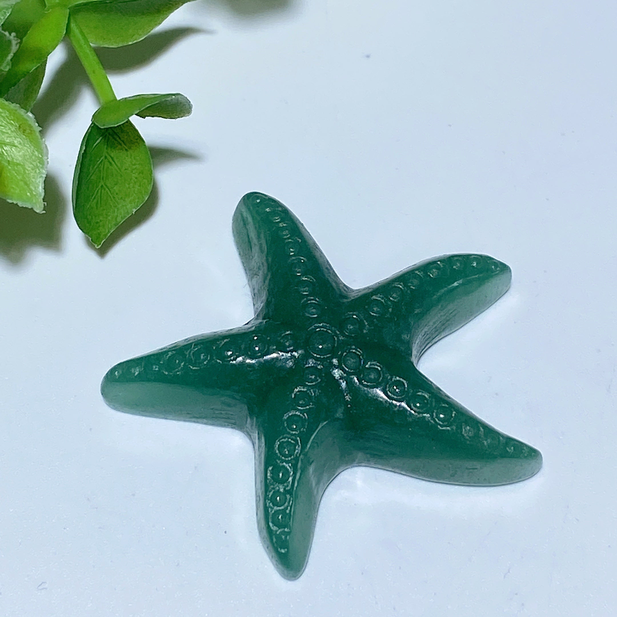 Seestern-Schnitzereien aus gemischten Kristallen, 3,6–4,3 cm, Heilkristalltiere
