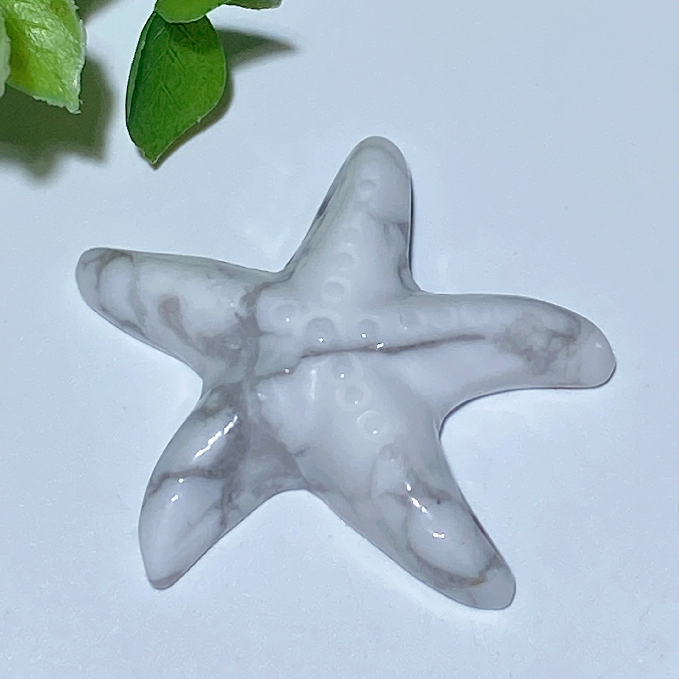 Seestern-Schnitzereien aus gemischten Kristallen, 3,6–4,3 cm, Heilkristalltiere