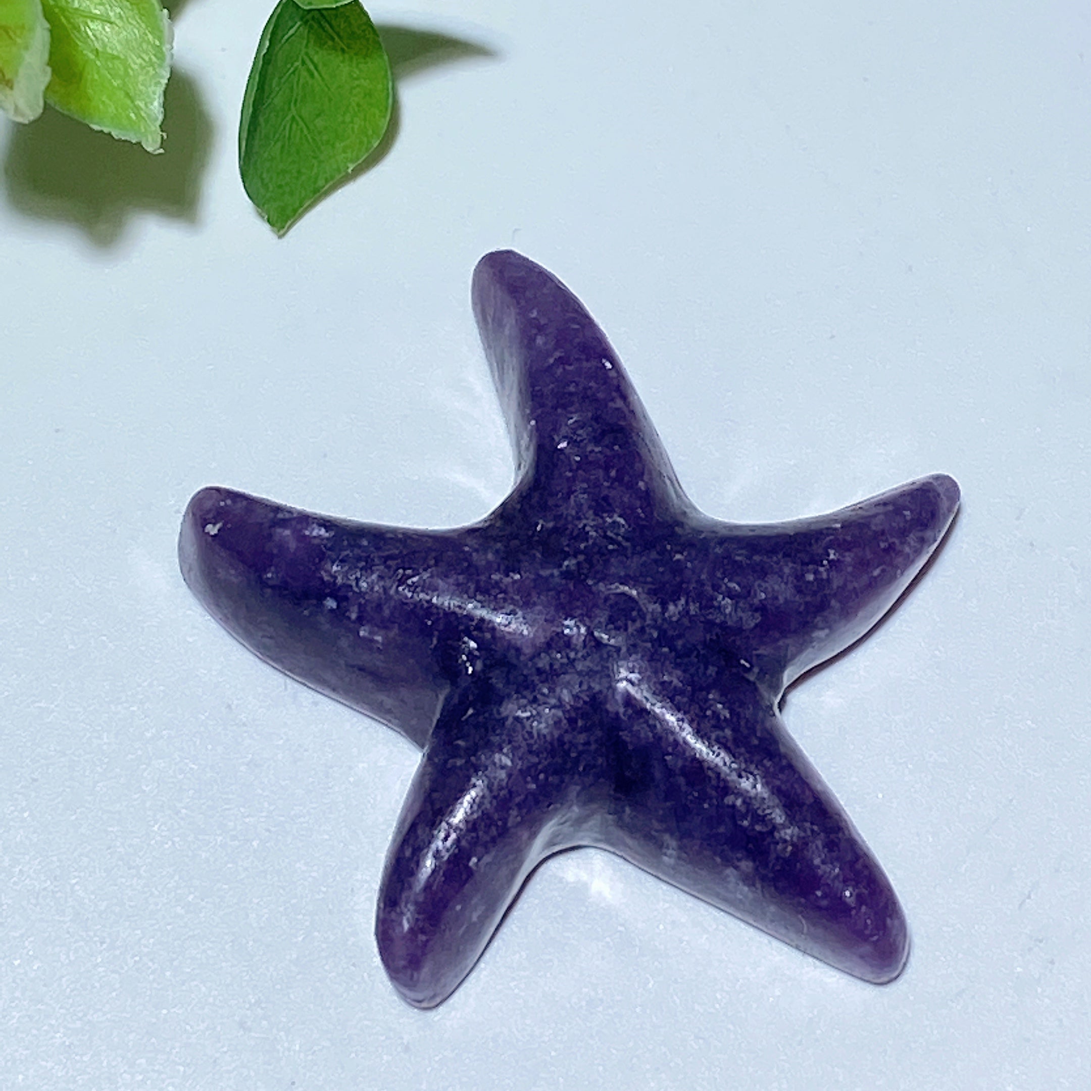 Seestern-Schnitzereien aus gemischten Kristallen, 3,6–4,3 cm, Heilkristalltiere