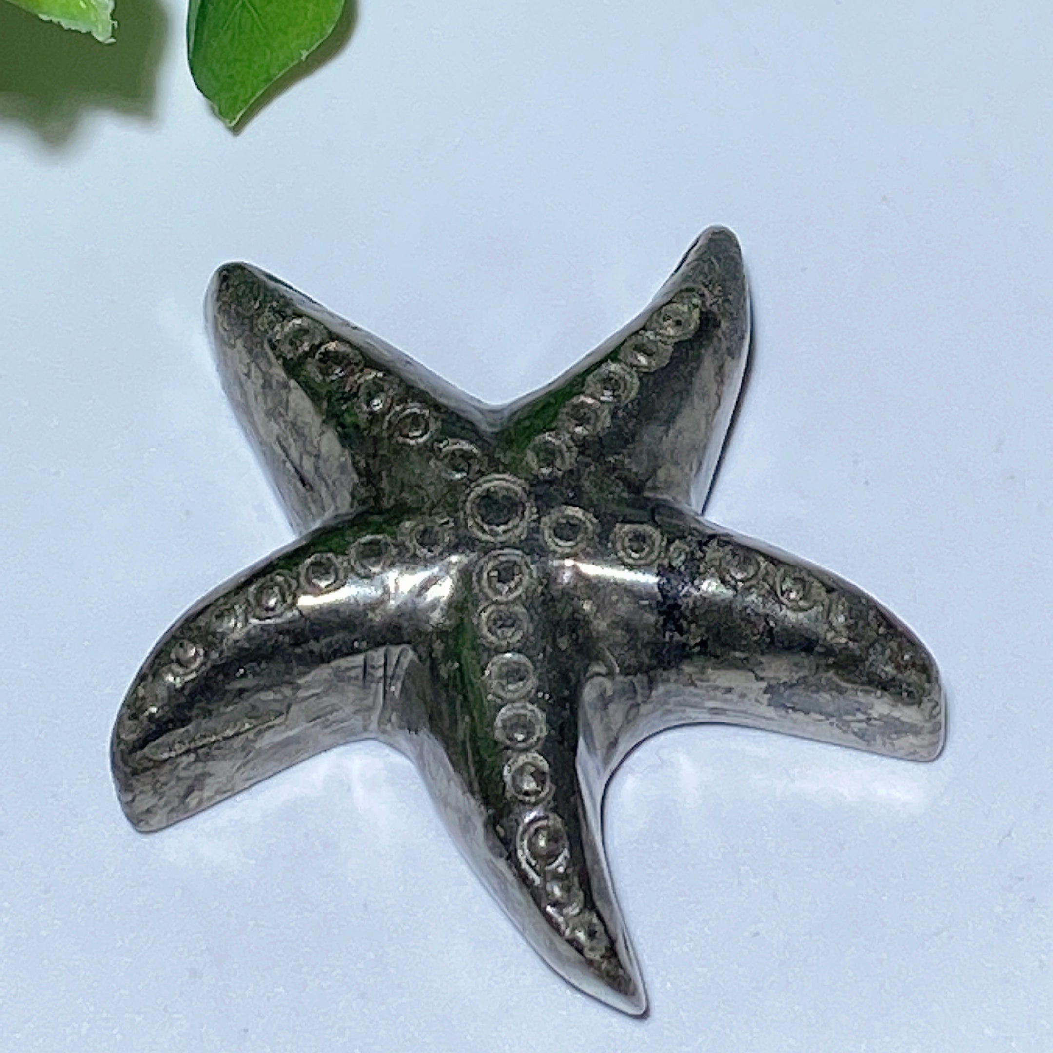 Seestern-Schnitzereien aus gemischten Kristallen, 3,6–4,3 cm, Heilkristalltiere