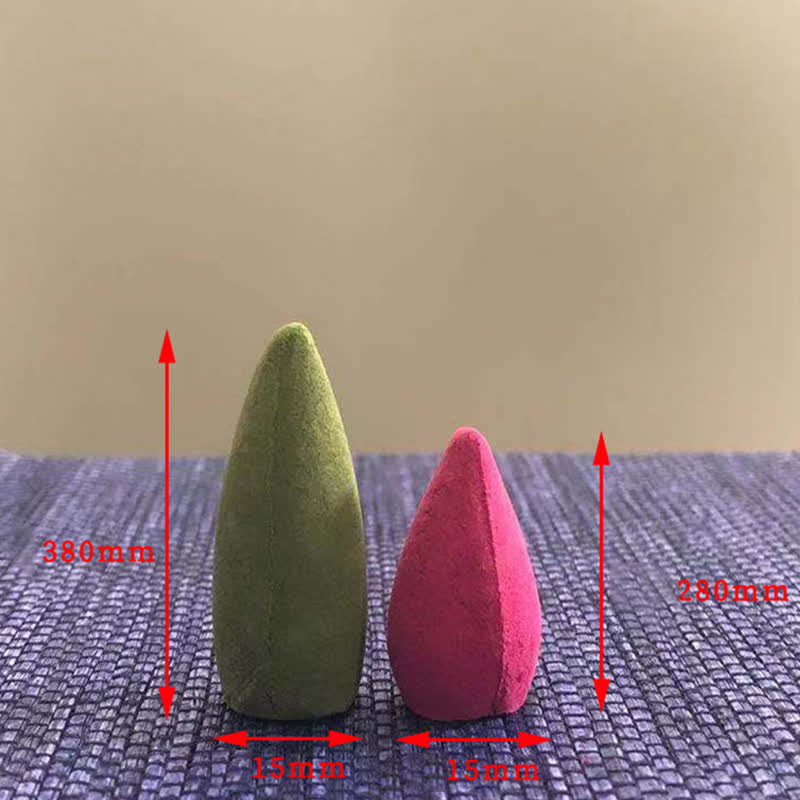 Räucherkegel mit gemischtem Blumenaroma und Sandelholz, 50 Stück