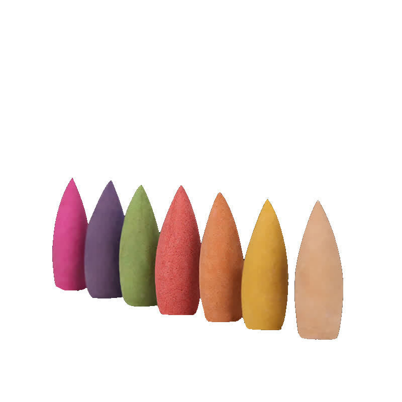 Räucherkegel mit gemischtem Blumenaroma und Sandelholz, 50 Stück