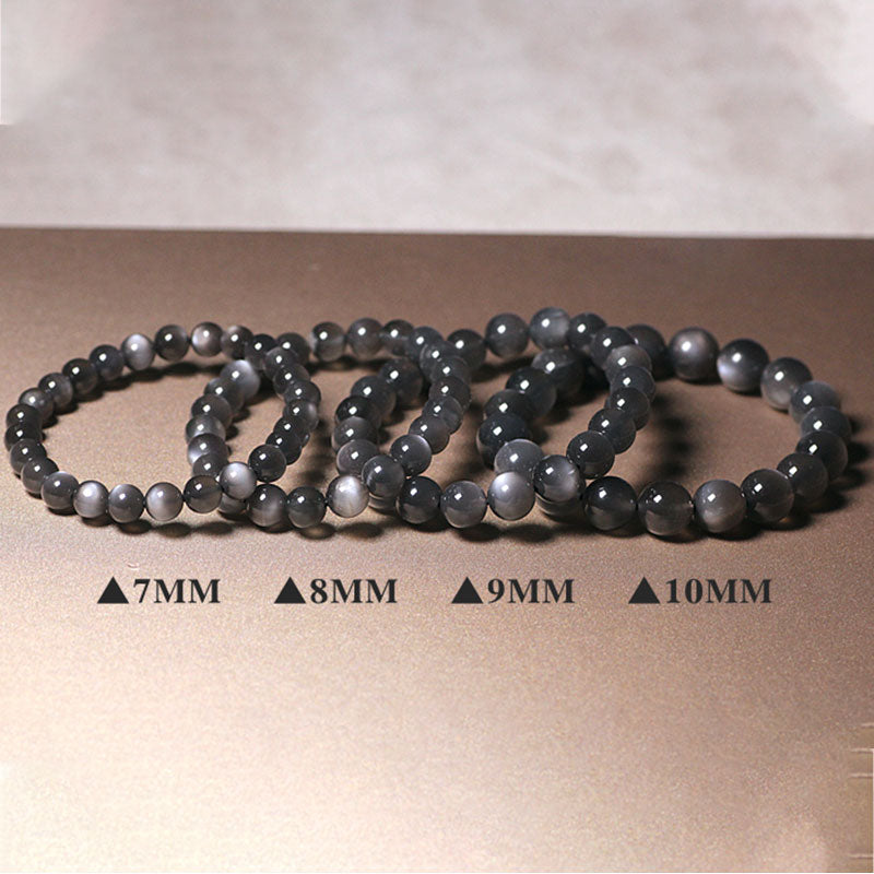 Mondstein-Armband, 8 mm, für Liebe und positive Energie