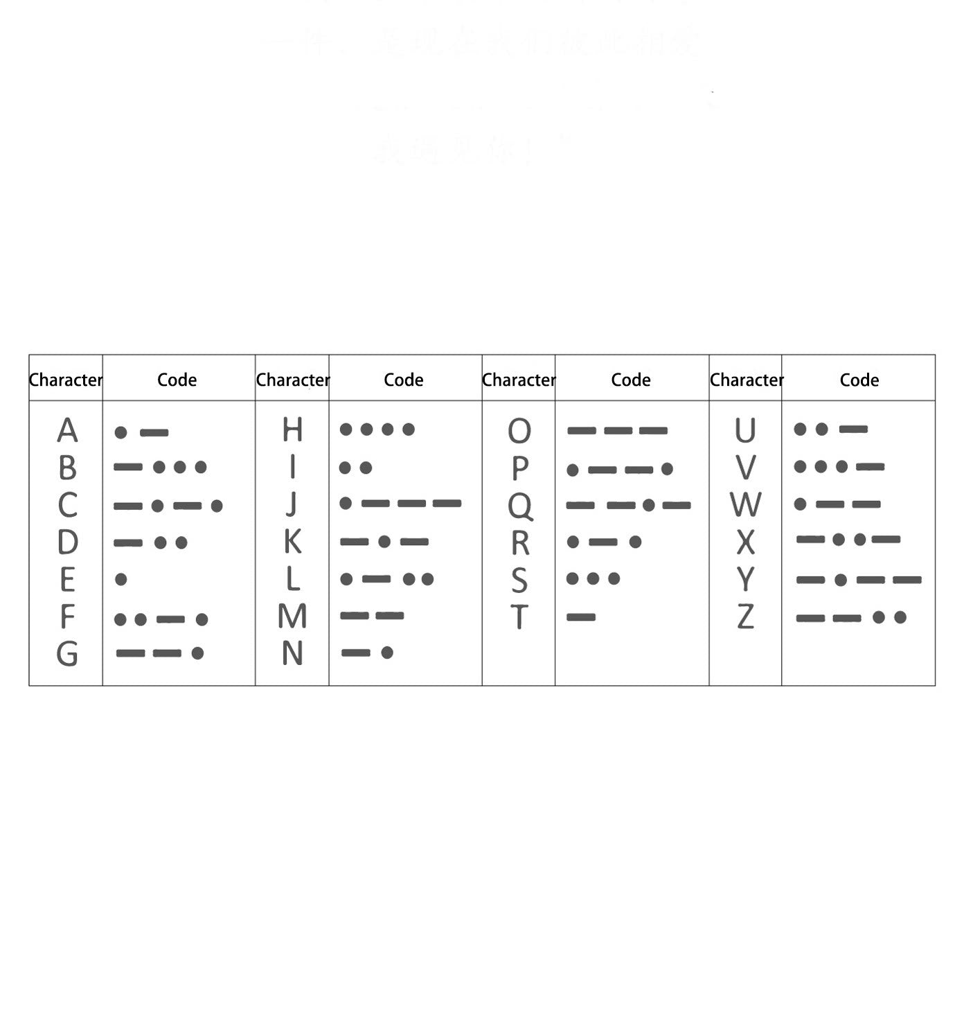 Morsecode-Armband aus Sterlingsilber mit Wachsseil