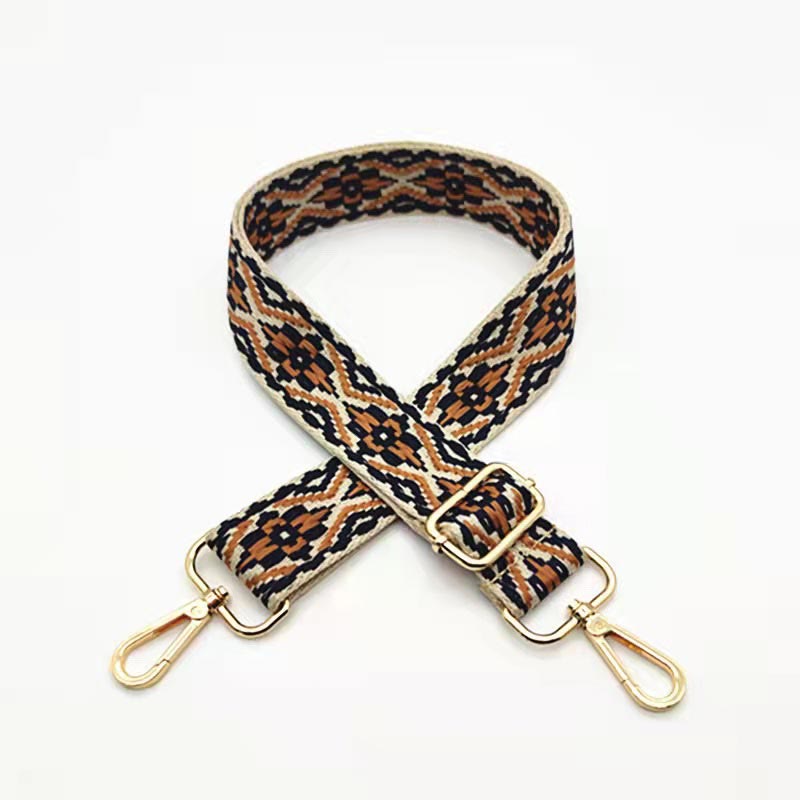 Mehrfarbig bestickter verstellbarer Taschengurt für spirituelle Accessoires