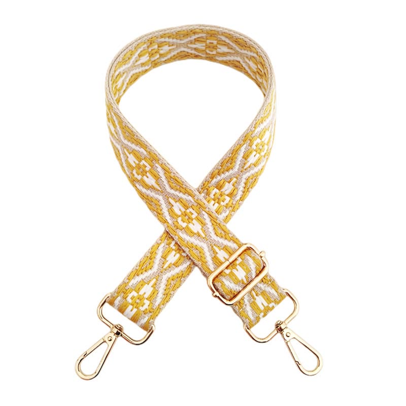 Mehrfarbig bestickter verstellbarer Taschengurt für spirituelle Accessoires