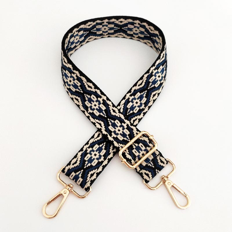 Mehrfarbig bestickter verstellbarer Taschengurt für spirituelle Accessoires