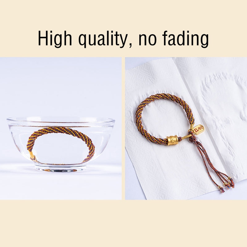 Mehrfarbiges tibetisches Om Mani Padme Hum-Armband für spirituelles Wohlbefinden