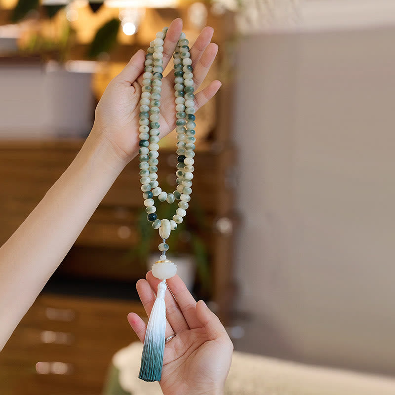 Natürliches 108 Bodhi Seed Mala Armband für Weisheit und Meditation