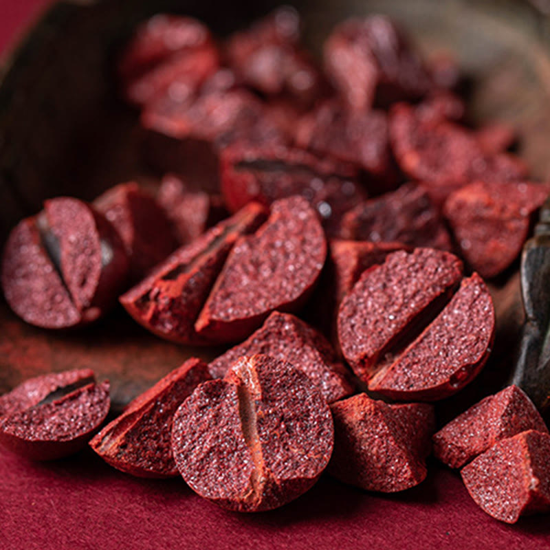 Segensarmband aus natürlichem Zinnoberperlen, 14–20 cm