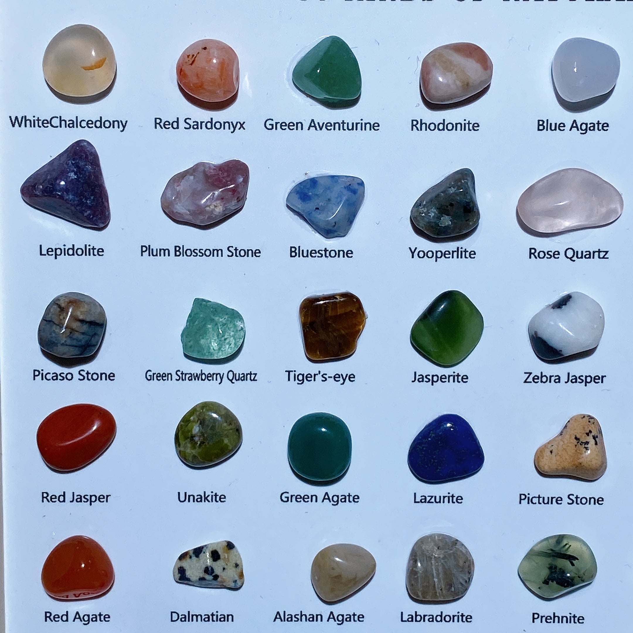 Natural Gem Crystal Frame 17x22cm Healing Display