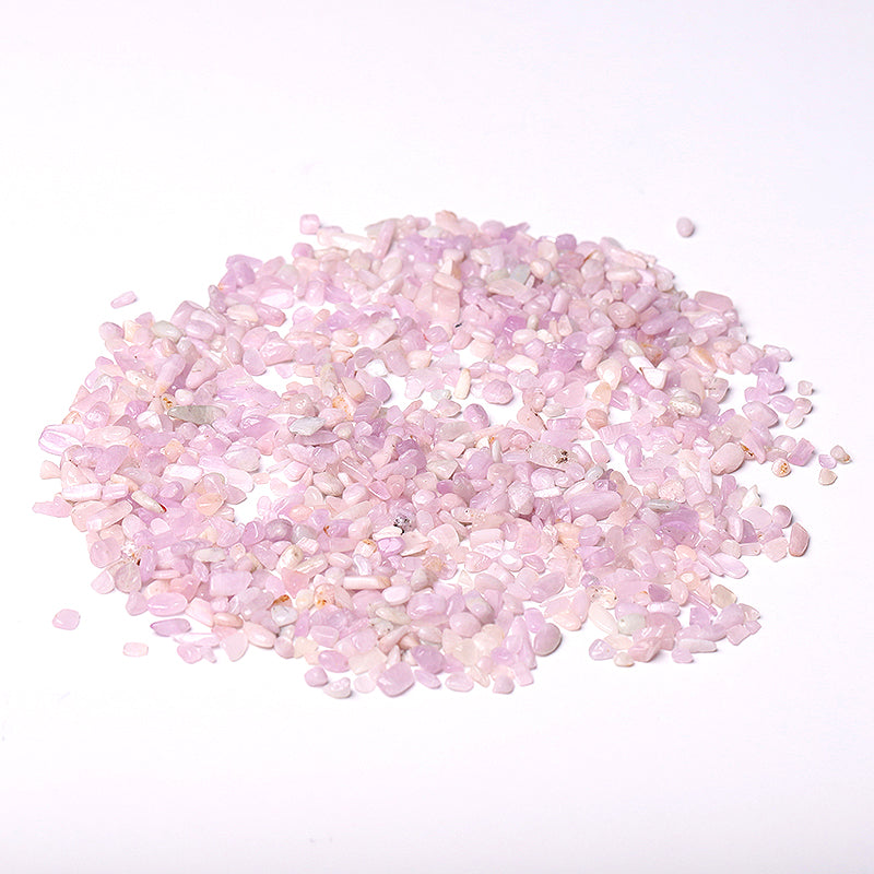 Natural Kunzite Crystal Chips 5-9mm for Decoration