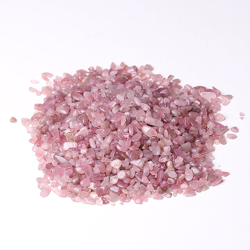 Natural Madagascar Rose Quartz Chips 5-9mm Raw Crystals