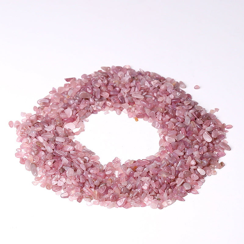 Natural Madagascar Rose Quartz Chips 5-9mm Raw Crystals