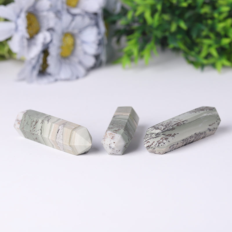 Natural Picture Jasper Crystal Tower 2.4-4.5 Inches Healing Point