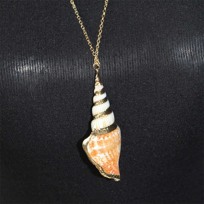 Natürliche Shankha-Muschelschale, spirituelle Glückskette