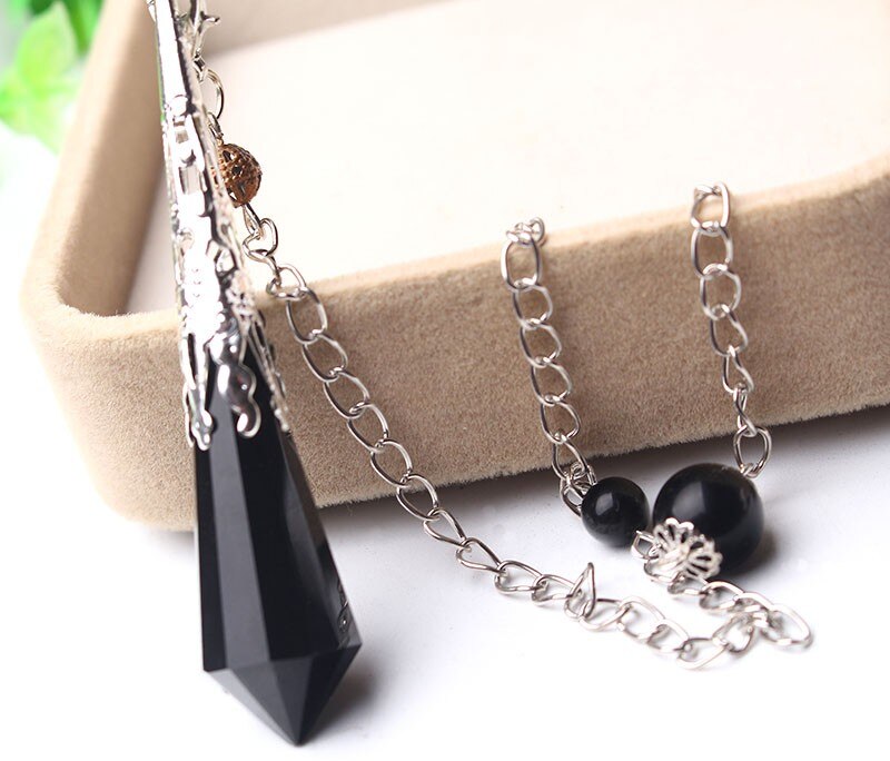 Obsidian Kristall Schutz Pendel